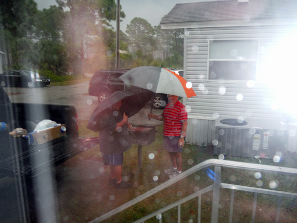 John the Chef and Lee the Protector From the Rain.