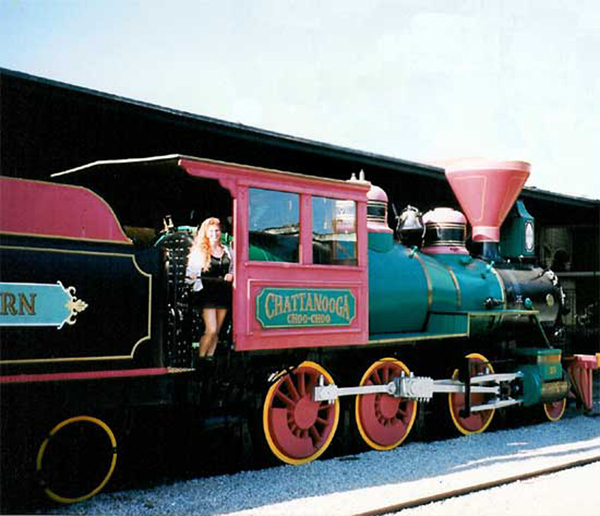 Karen Duquette on the Chattanooga Choo-Choo 1993