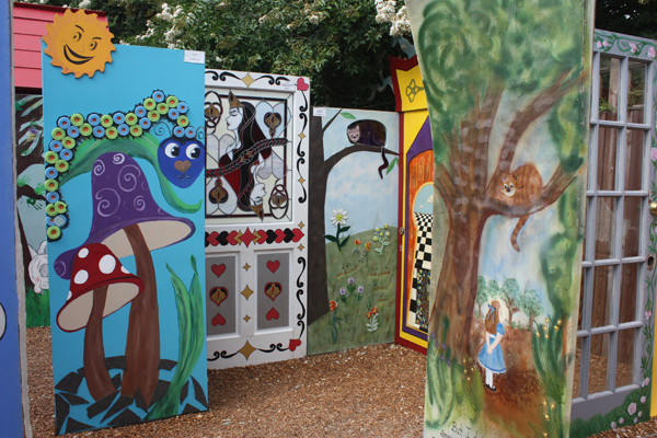 Huntsville Botanical Garden door maze