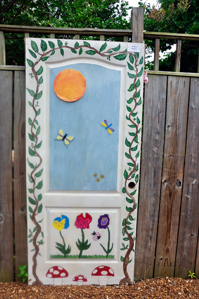 Huntsville Botanical Garden door maze