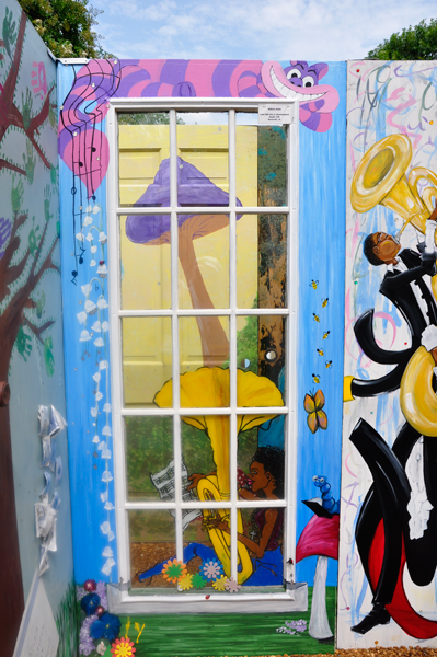 Huntsville Botanical Garden door maze