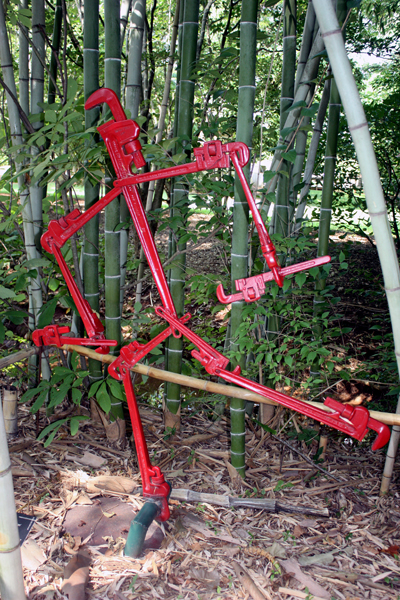 red man sculpture