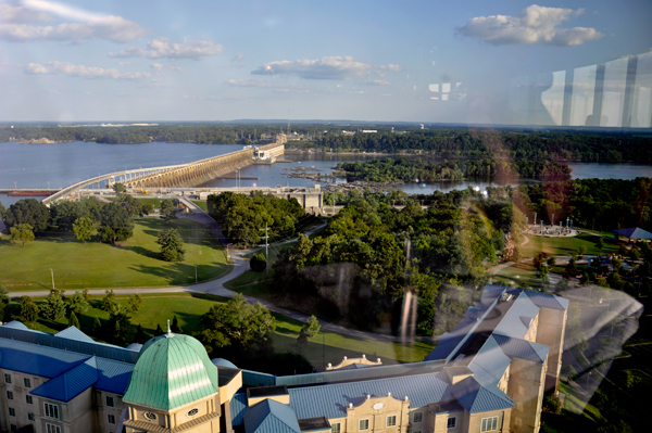 the Wilson Lock and dam