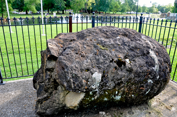 petrified tree stump
