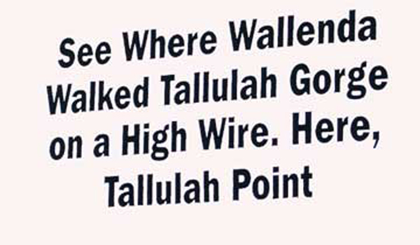 High Wire sign