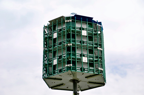 a fancy birdfeeder