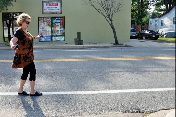 Barbara walks the line