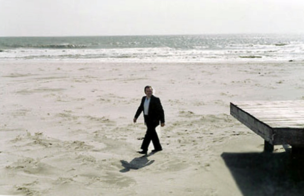 Lee Duquette on the beach 