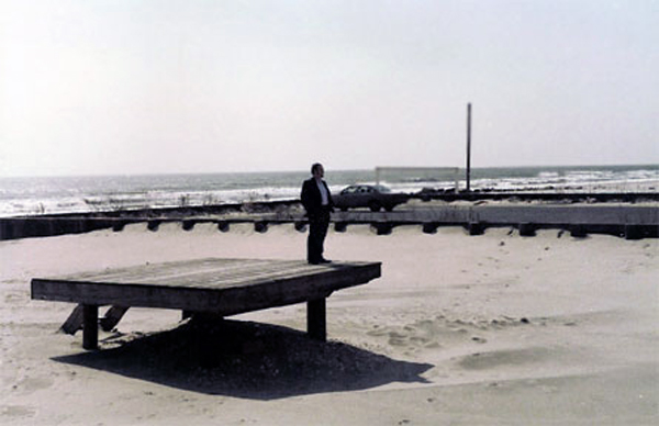 Lee Duquette on the beach 