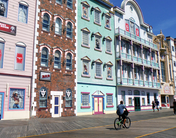 the Boardwalk in Atlantic City
