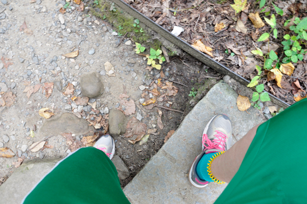 steep steps