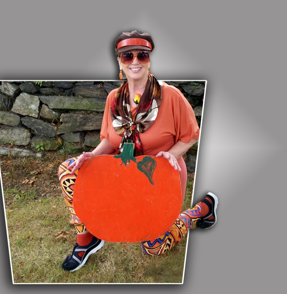 Karen Duquette at the Pumpkin Festival 