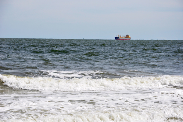 an ocean vessel