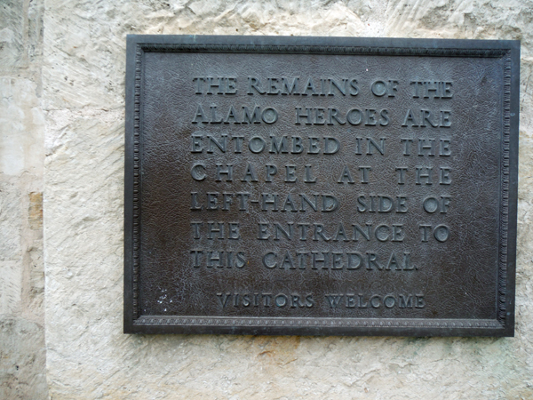 The Cathedral of San FernandoThe Cathedral of San Fernando plaque