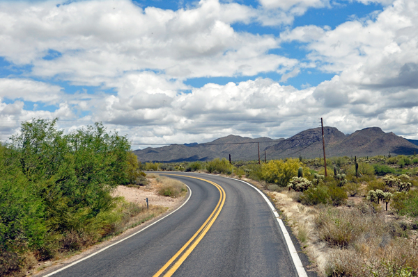Saddlebrooke, Arizona road