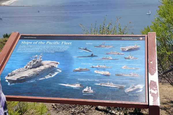 sign about ships of the Pacific Fleet