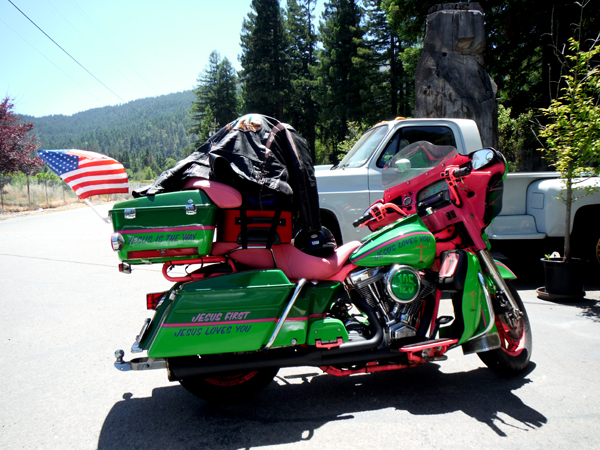 an interesting motorcyle