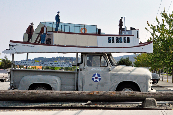 truck and boat
