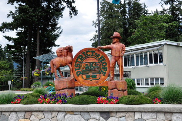 District of Hope carving