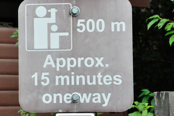 hiking sign