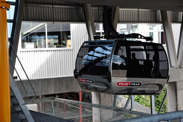 The glass bottom gondola