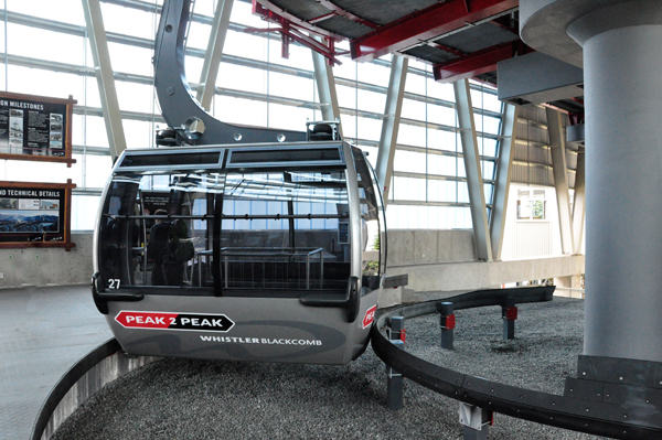 the glass bottom gondola arrived