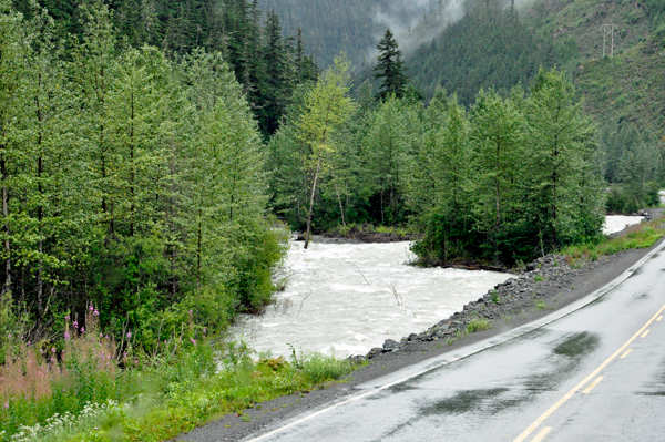 fast flowing river