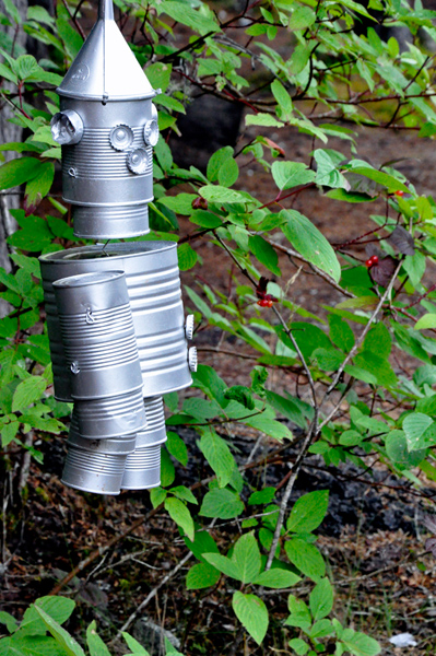 A rotating tin man