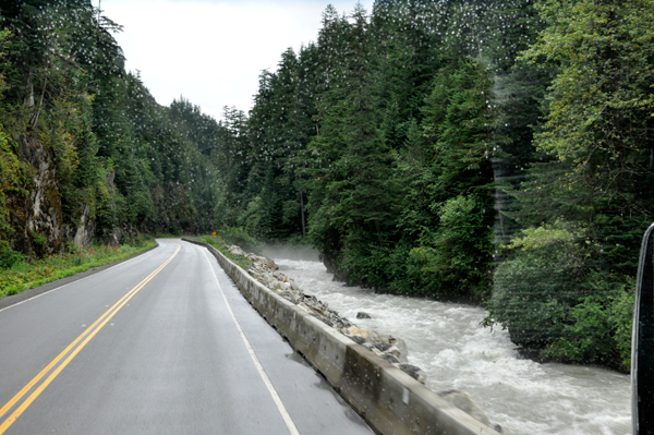 Scenery Travel leaving Hyder Alaska