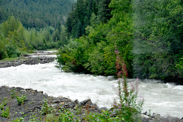 Scenery Travel leaving Hyder Alaska
