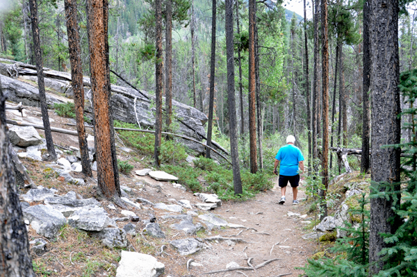 Lee Duquette on the trail in 2015