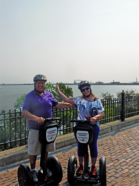 the two RV Gypsies on the lakefront trail.