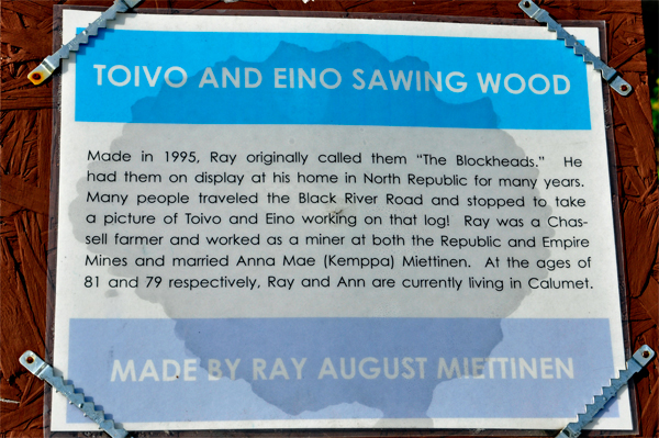 sign about shaving wood