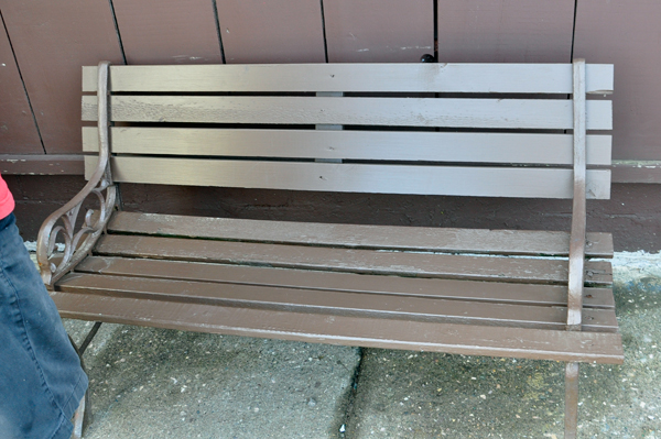 old guys resting bench