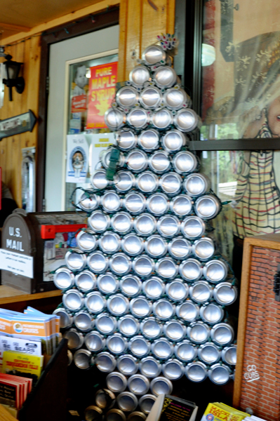 yooper beer can tree