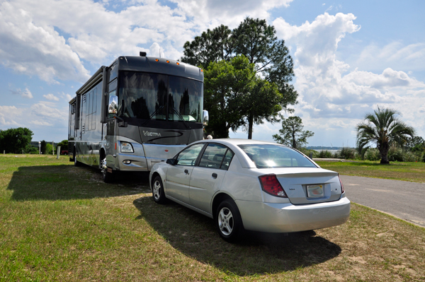 the RV of the two RV Gypsies in Taraves