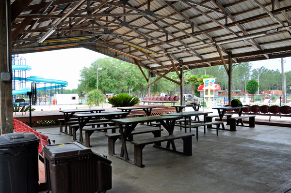 outside theater area