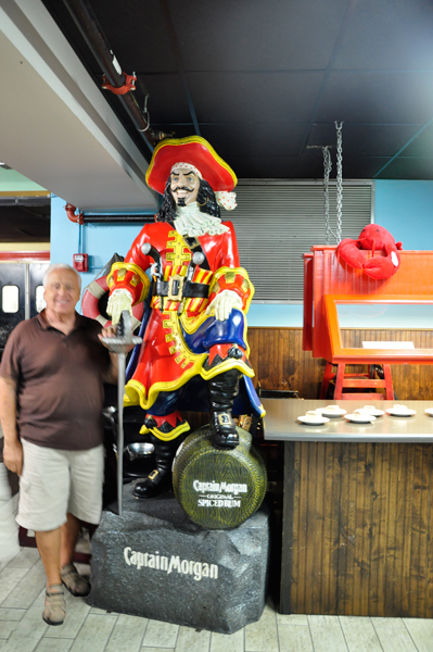 Lee Duquette and Captain Morgan