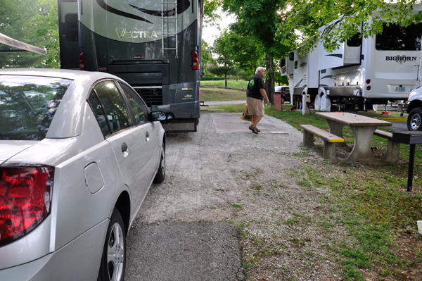 Lee Duquette and his RV