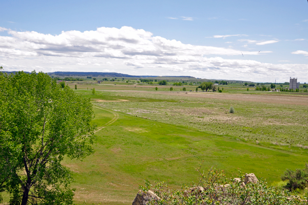 view from Pompeys Pillar