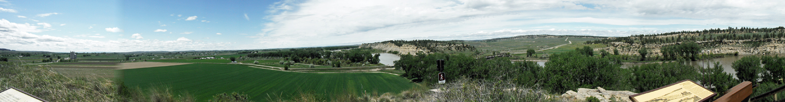 Panorama from Pompeys Pillar