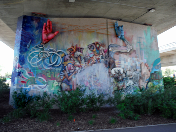 art work under the bridge