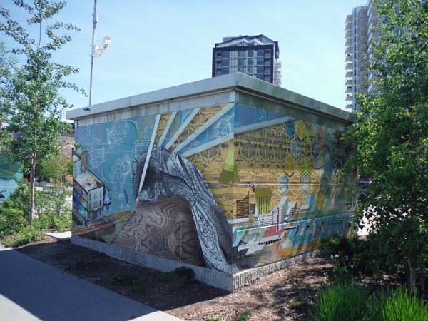 art on a building