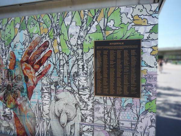 a thank you mural