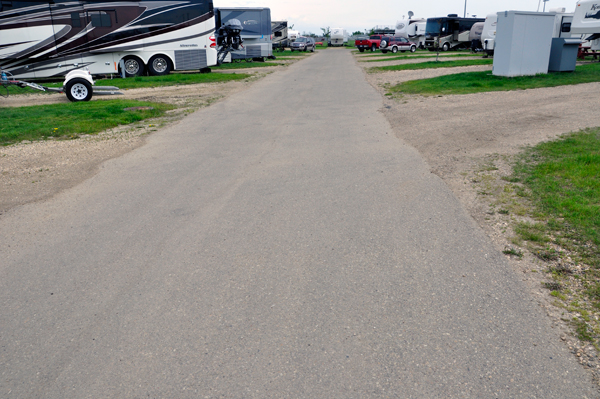 Roads were paved