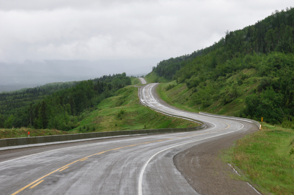twisty curvy road
