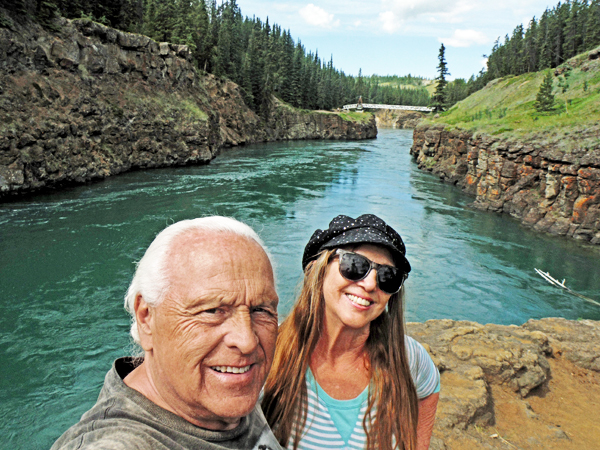 The two RV Gypsies on the big rock 