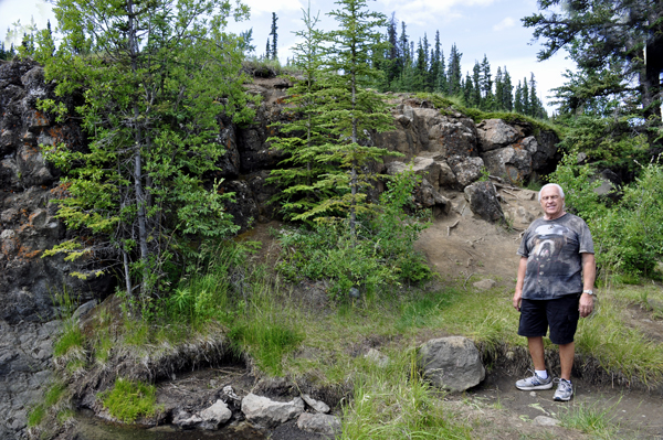 Lee Duquette at the big rock