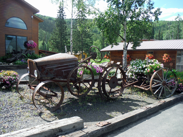 Alaska decor at Chena Hot Springs