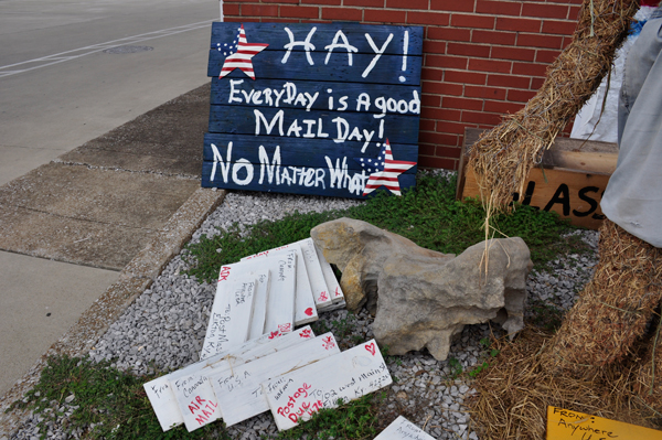 hay bale trail - mail